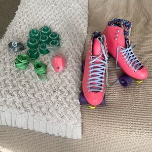 Pink Moxi Skates